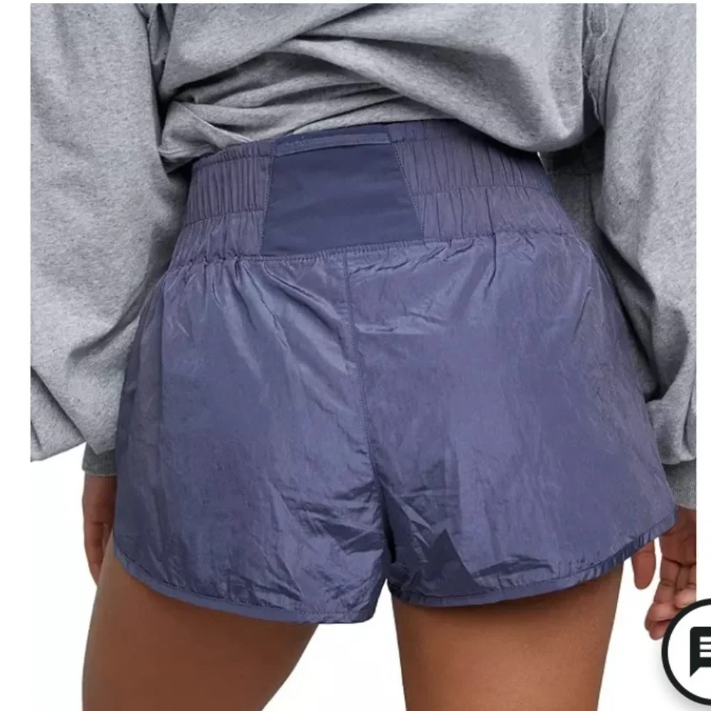 Free People Movement Way Home athletic purple shorts size small